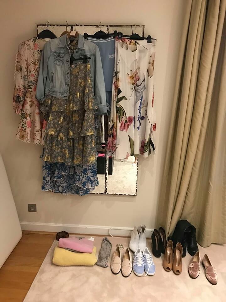 Exclusive wardrobe makeover in London