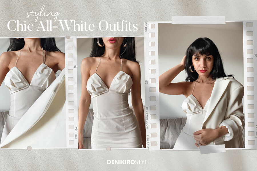 Chic All-White Outfits For Summer with Fashion Consultant London Deni Kiro