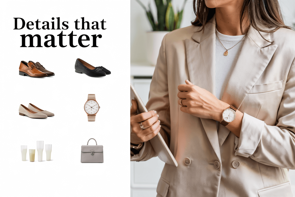 The Styling Details That Matter for Interview Success – Deni Kiro Interview styling checklist of essential grooming and accessory tips by Deni Kiro