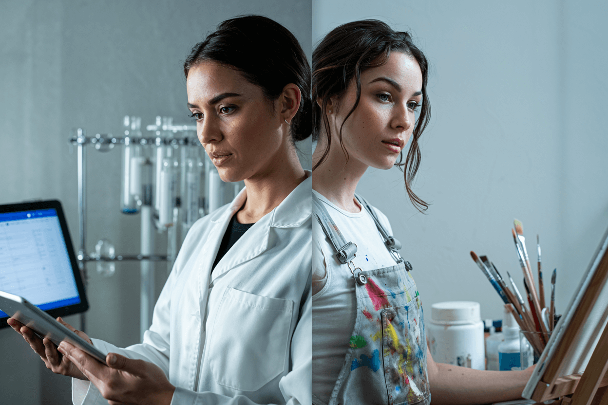 Enclothed cognition study showing how lab coats influence self-perception