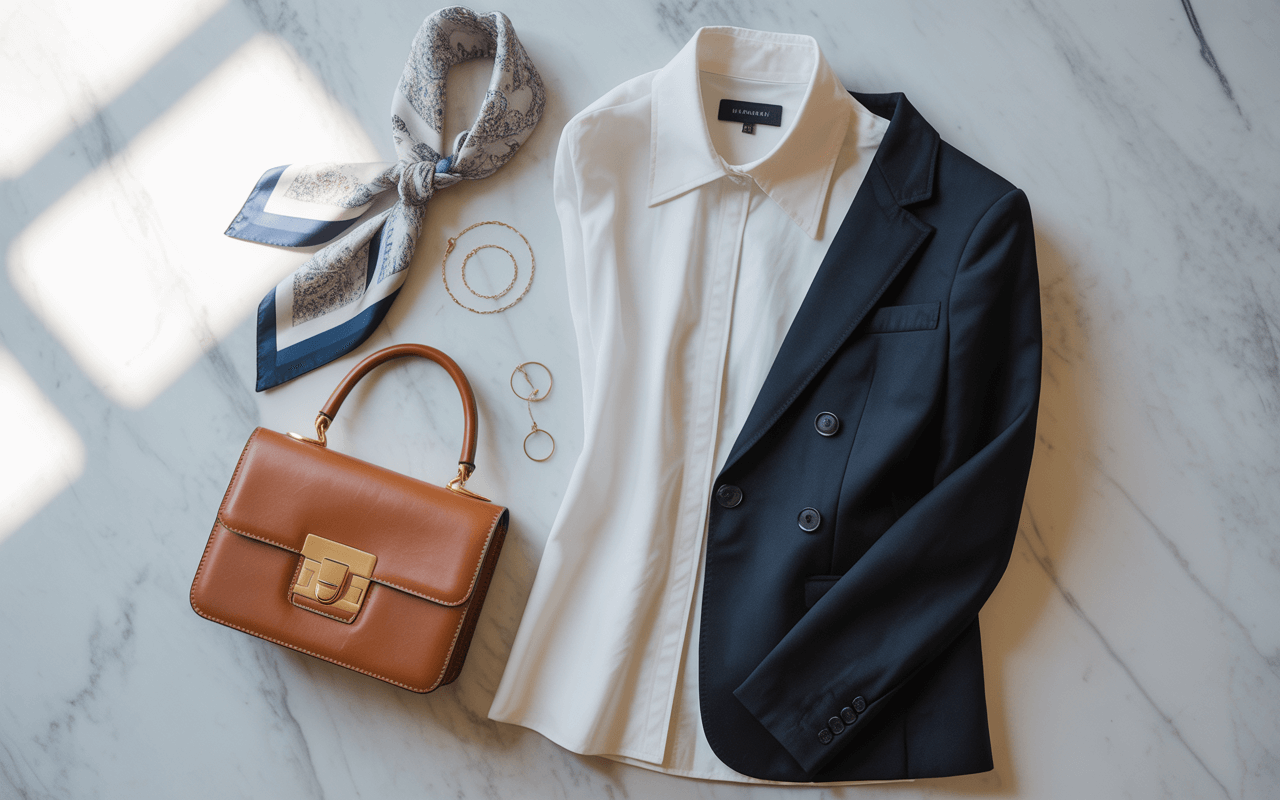 Understated accessories for Milan executive style