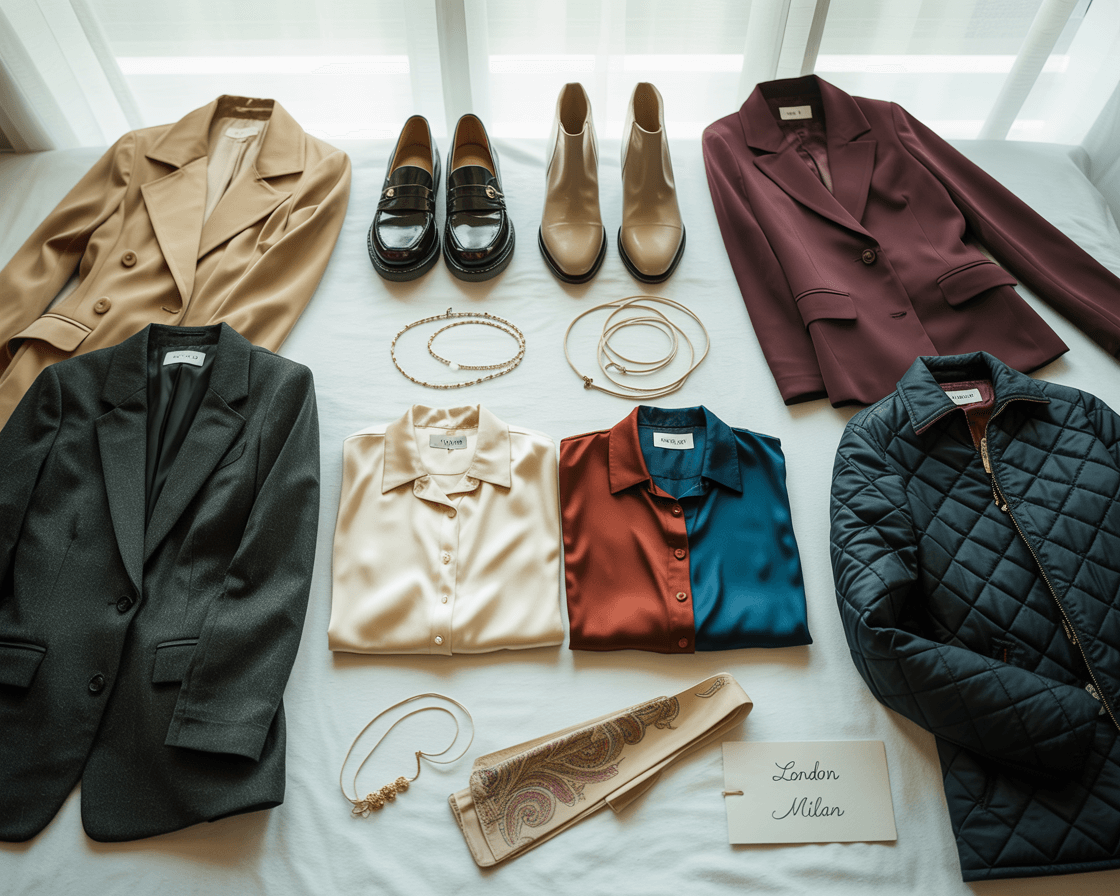 cross cultural capsule wardrobe for london milan fashion