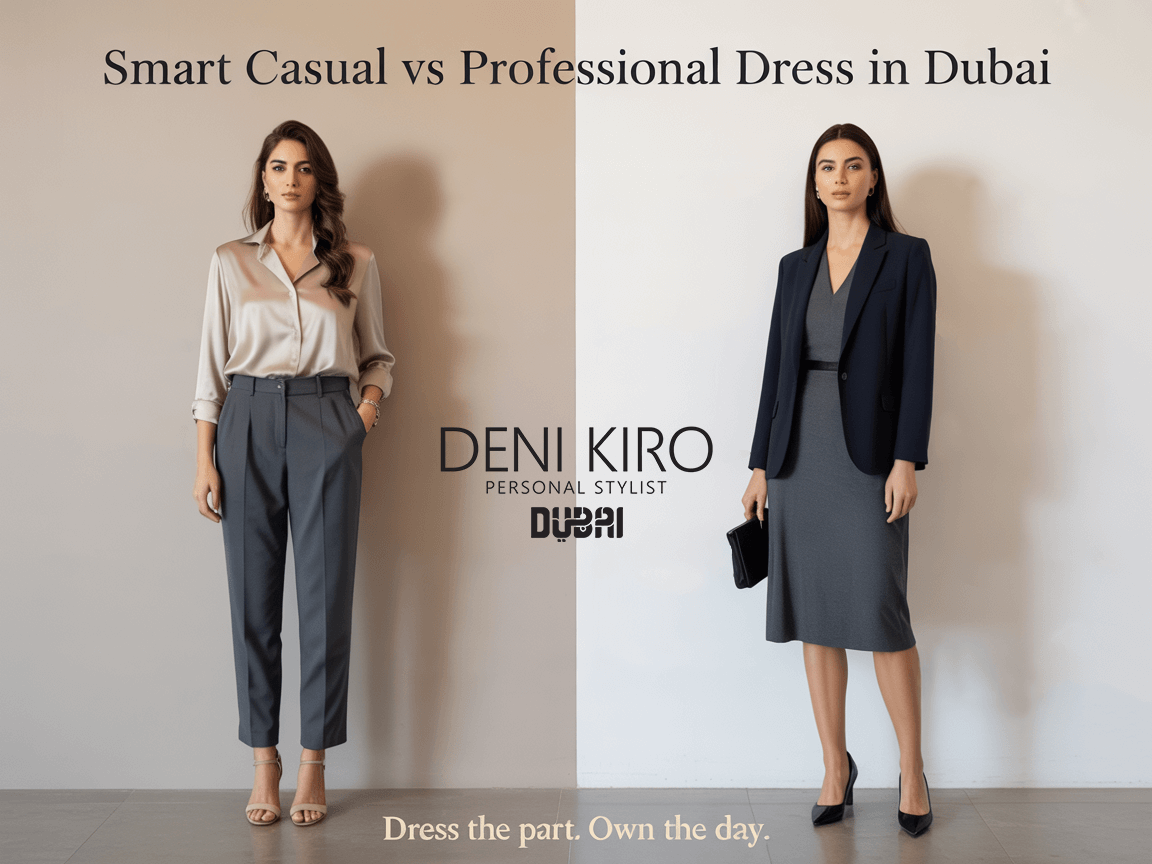 Smart Casual vs Professional Dress Code Dubai Guide Smart casual vs professional dress code Dubai explained for women