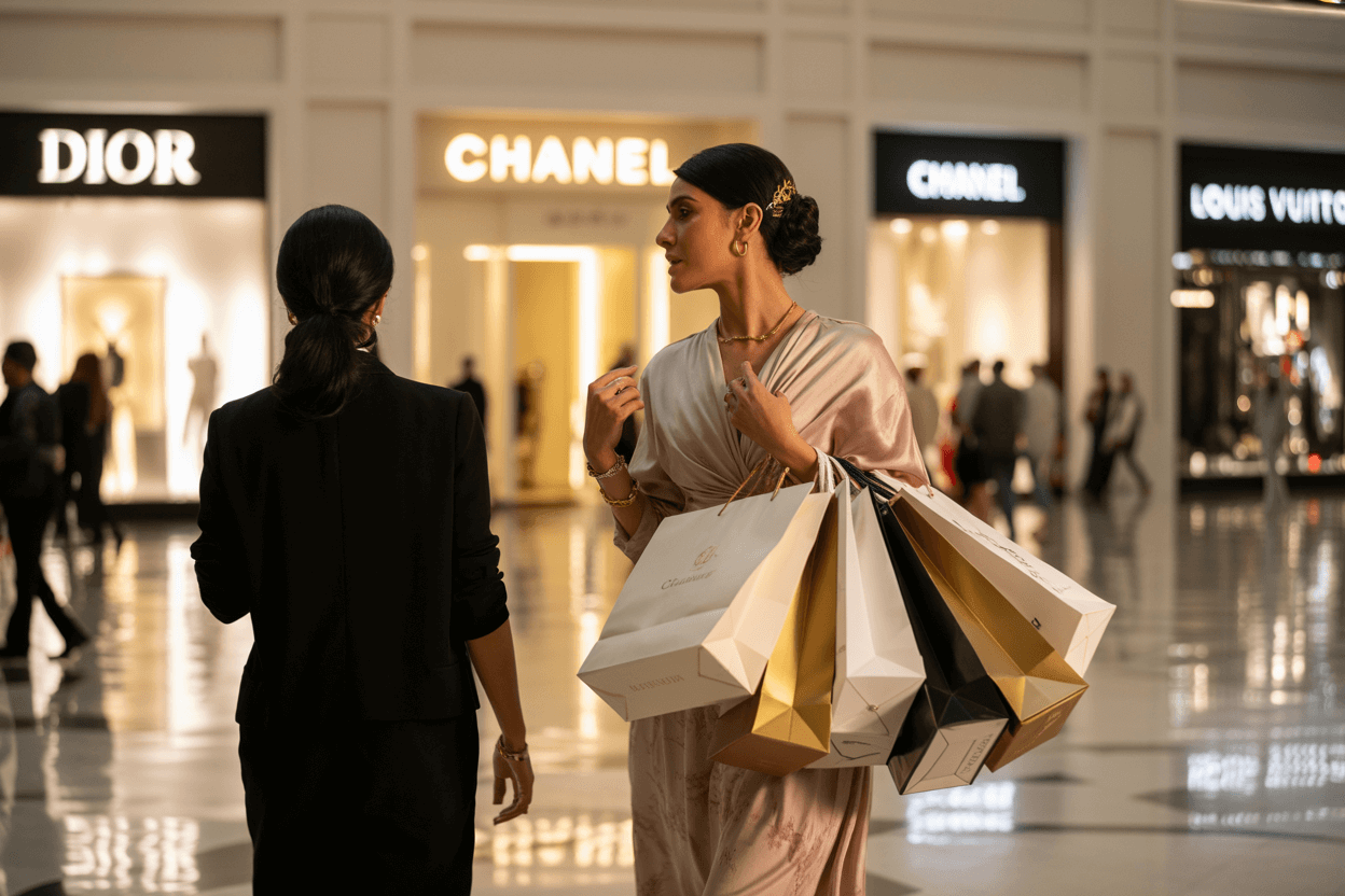 luxury personal shopping dubai stylist experience in dubai mall