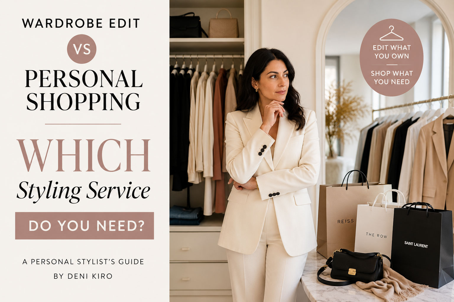 Wardrobe Edit vs Personal Shopping: Which Styling Service Do You Need?