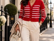 How To Style A Red Cardigan: A London Stylist’s Guide